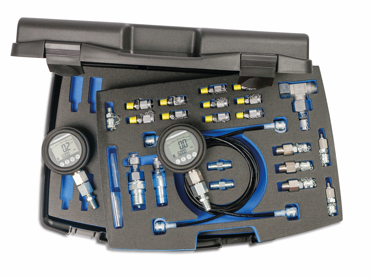 Hydraulic test case for working hydraulics for agricultural, construction and forestry machinery HPKD-AH_LR-01