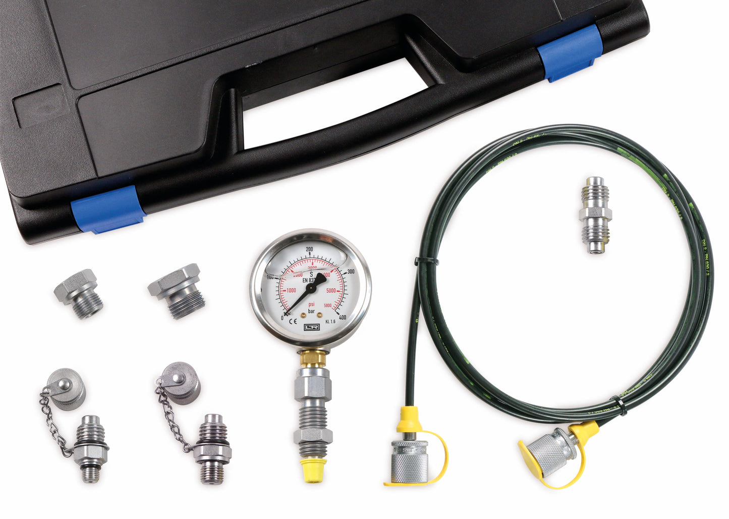 Hydraulic test case analog 1 pressure gauge HPK10_LR
