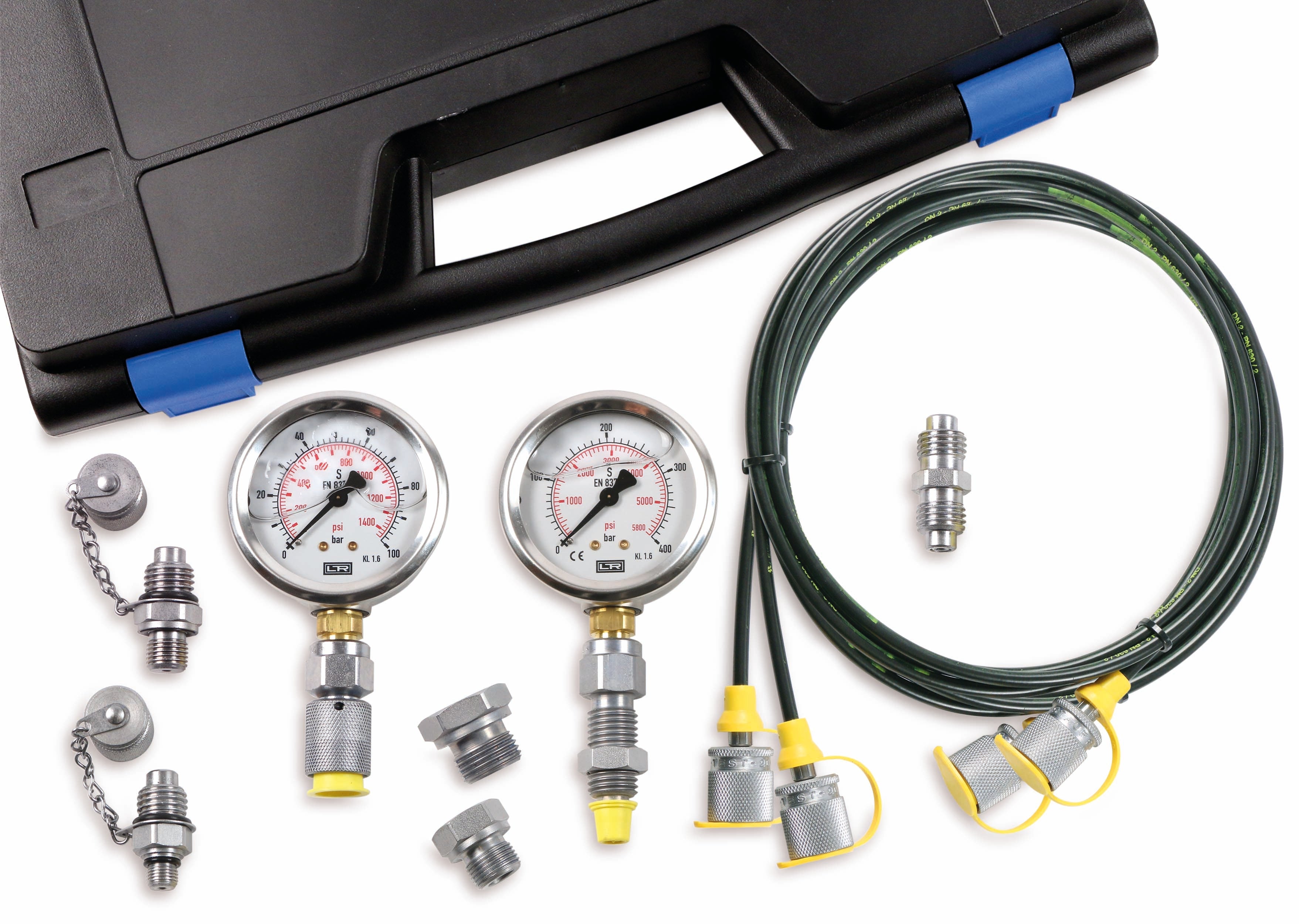 Hydraulic Test Kit Analog 2 Gauges HPK 20_LR