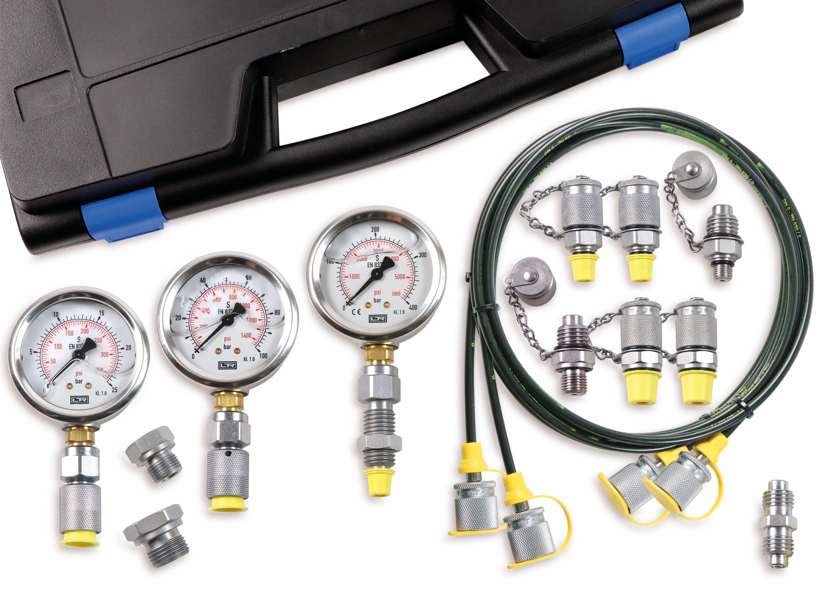 Hydraulic Test Kit Analog 3 Gauges HPK 30_LR