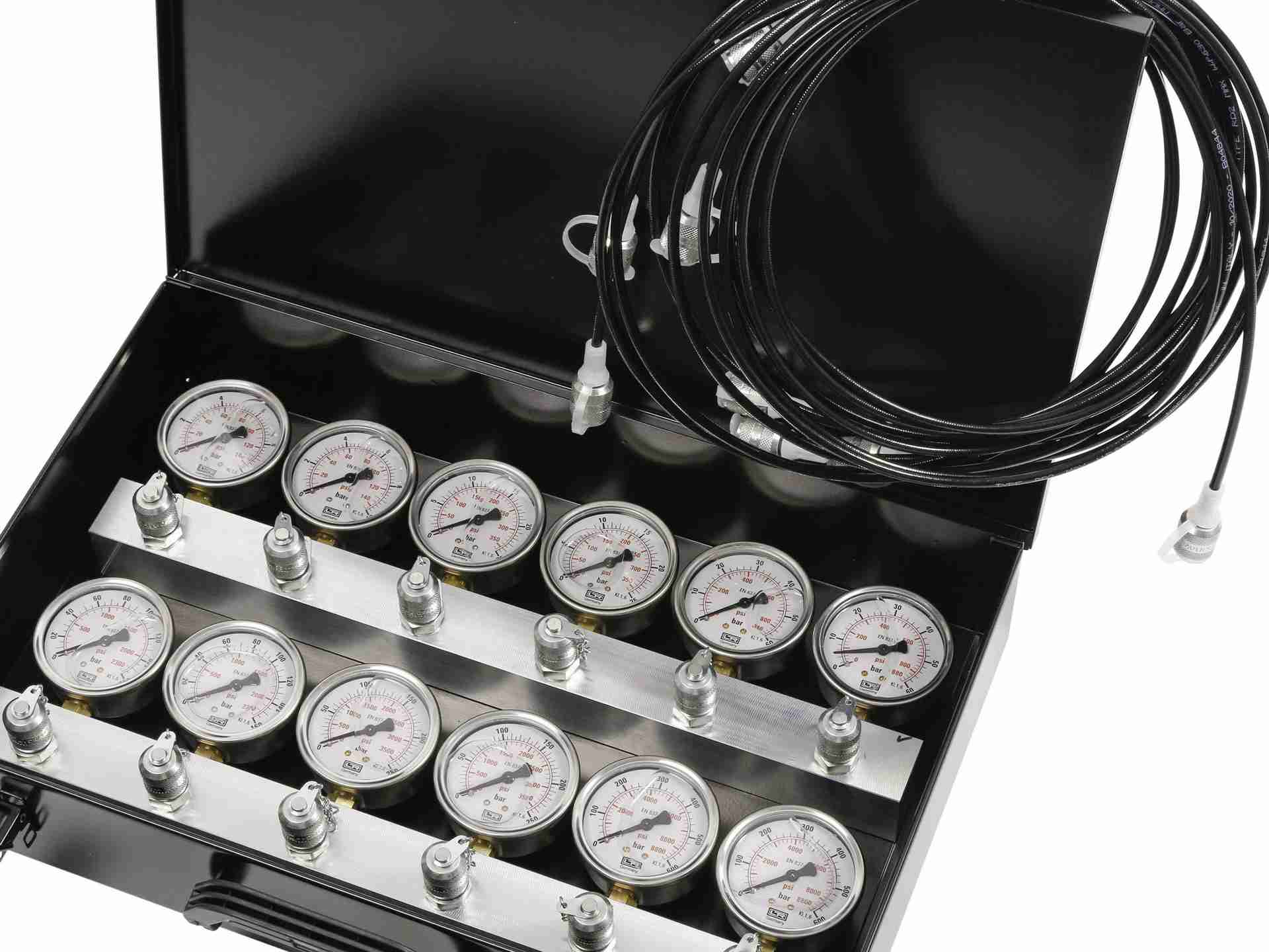 Hydraulic test block, analogue