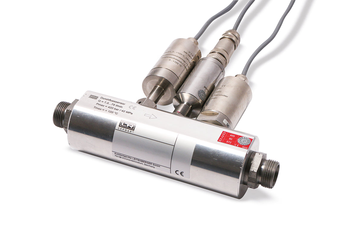 Flow sensor block 15...300 l/min